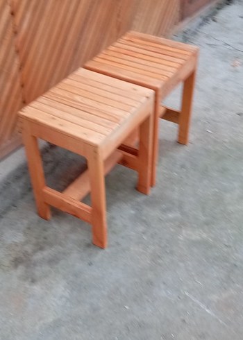 ahşap tabure - Görsel 4