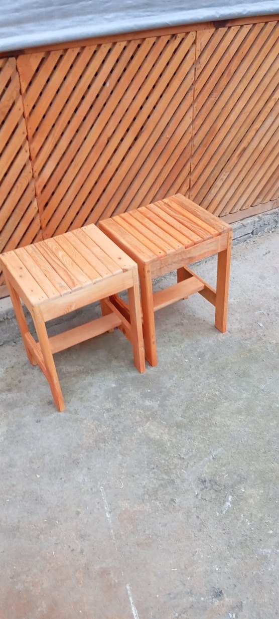 ahşap tabure - Görsel 5