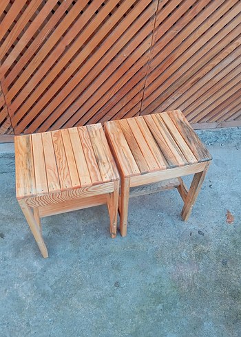 ahşap tabure - Görsel 7