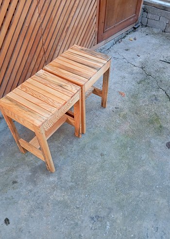 ahşap tabure - Görsel 6