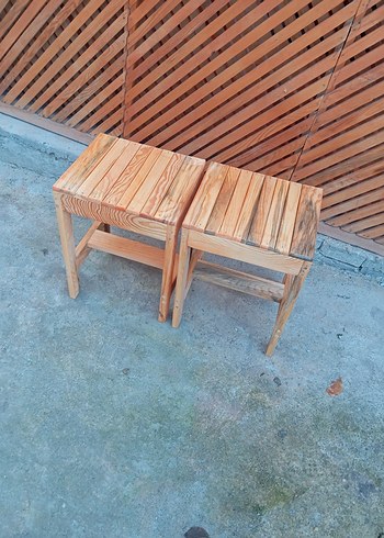 ahşap tabure - Görsel 9