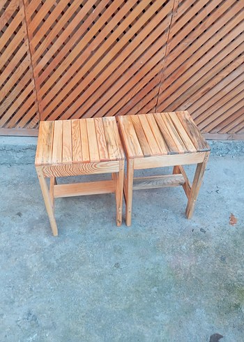 ahşap tabure - Görsel 12