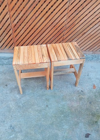 ahşap tabure - Görsel 11