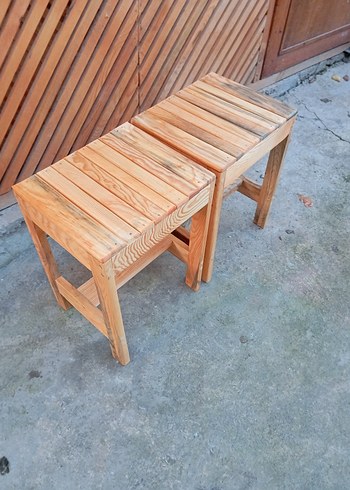 ahşap tabure - Görsel 3