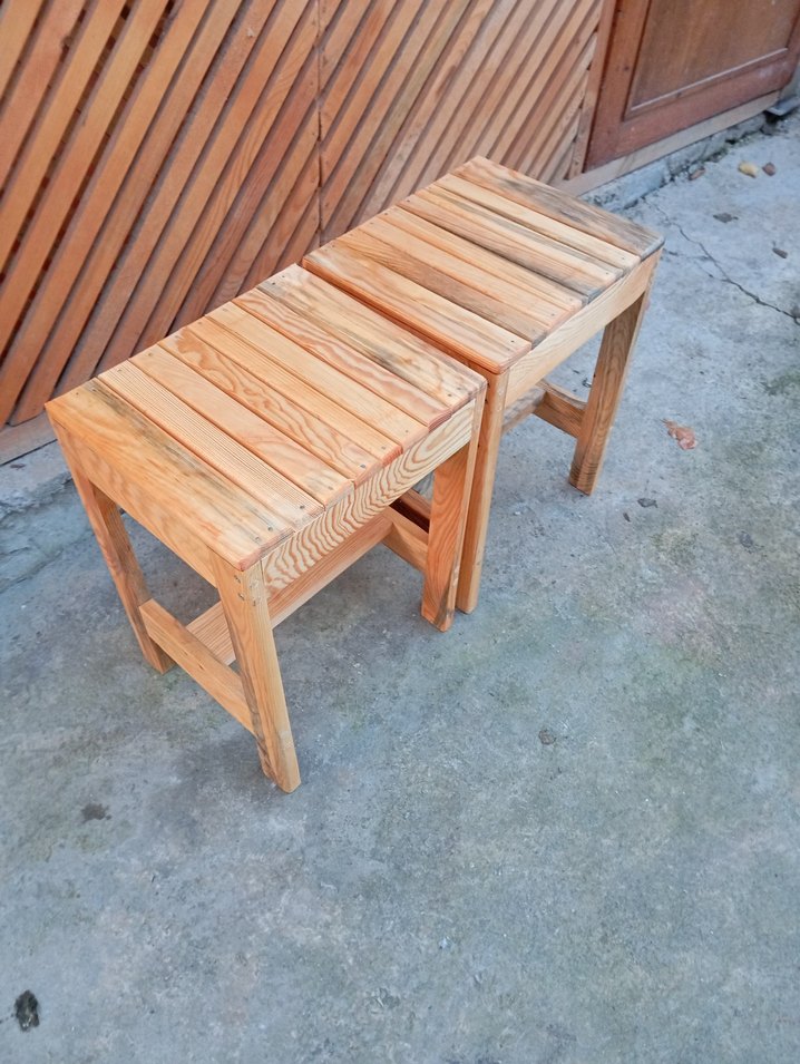 ahşap tabure - Görsel 3