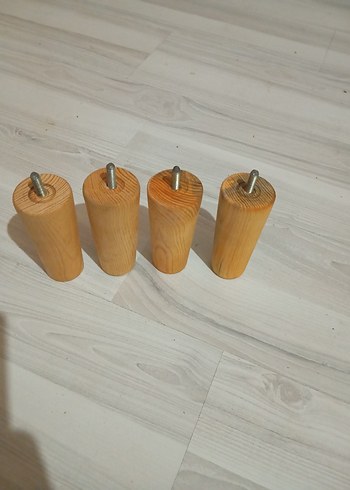 Ahşap Mobilya Ayağı Seti 4'lü - Görsel 2