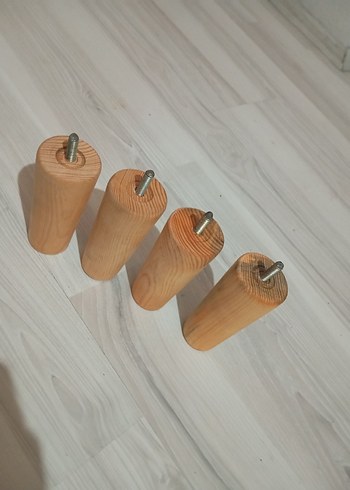 Ahşap Mobilya Ayağı Seti 4'lü - Görsel 4