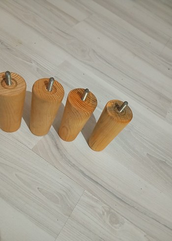 Ahşap Mobilya Ayağı Seti 4'lü - Görsel 6