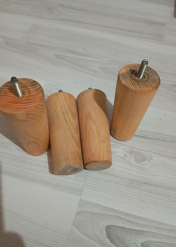 Ahşap Mobilya Ayağı Seti 4'lü - Görsel 10