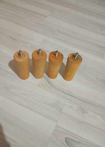 Ahşap Mobilya Ayağı Seti 4'lü - Görsel 5