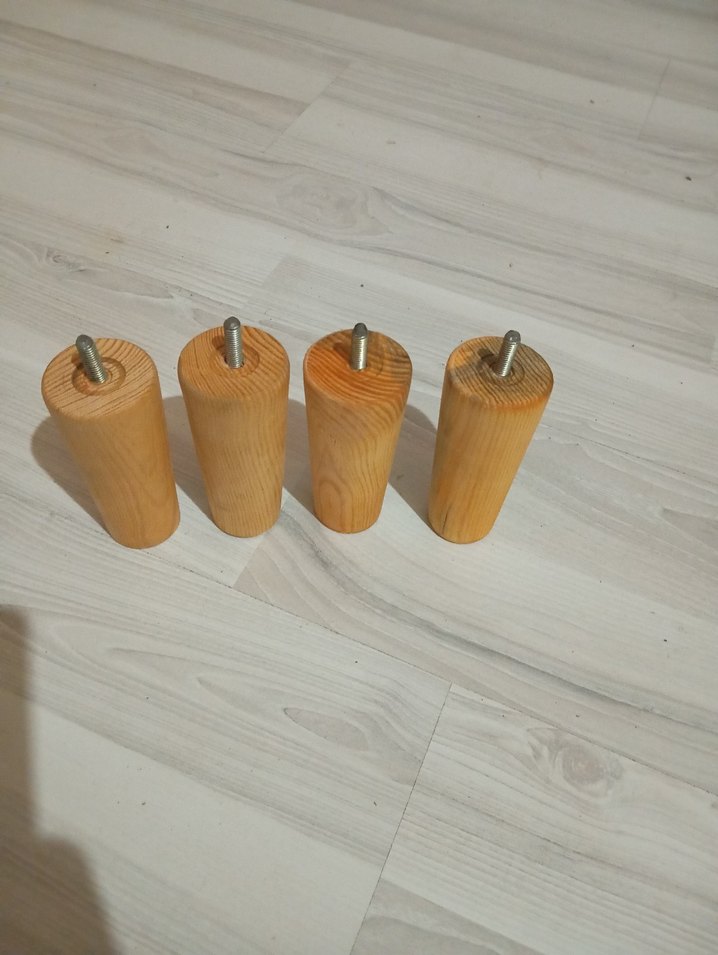 Ahşap Mobilya Ayağı Seti 4'lü - Görsel 2