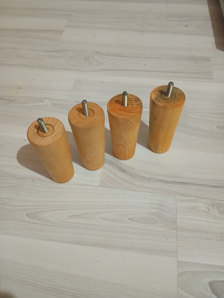 Ahşap Mobilya Ayağı Seti 4'lü - Görsel 3
