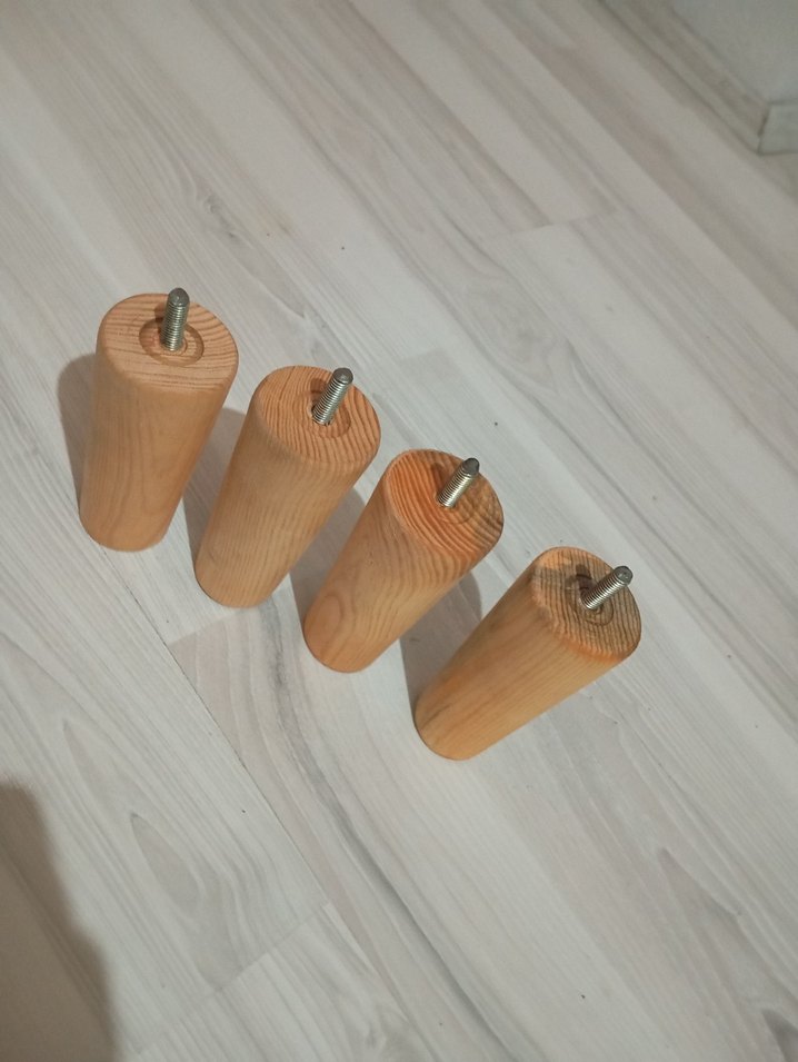 Ahşap Mobilya Ayağı Seti 4'lü - Görsel 4