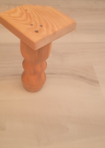 Parlak Bej Ahşap ayak - Görsel 3