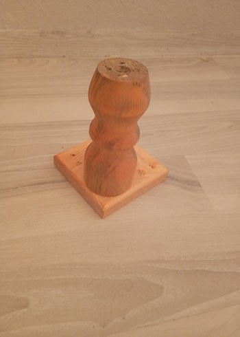 Parlak Bej Ahşap ayak - Görsel 8