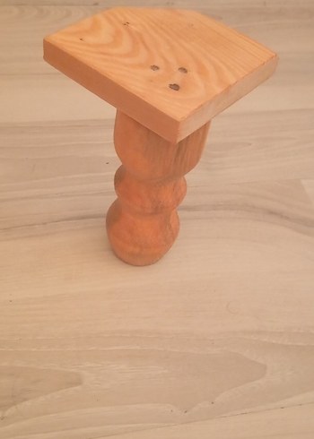 Parlak Bej Ahşap ayak - Görsel 2