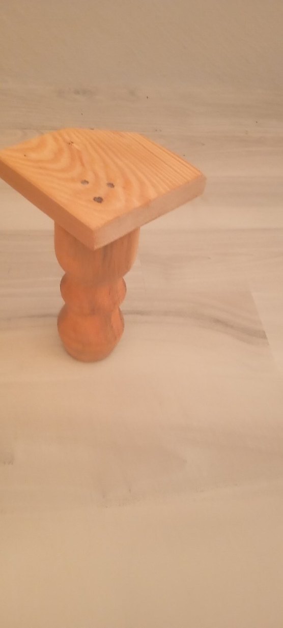 Parlak Bej Ahşap ayak - Görsel 3