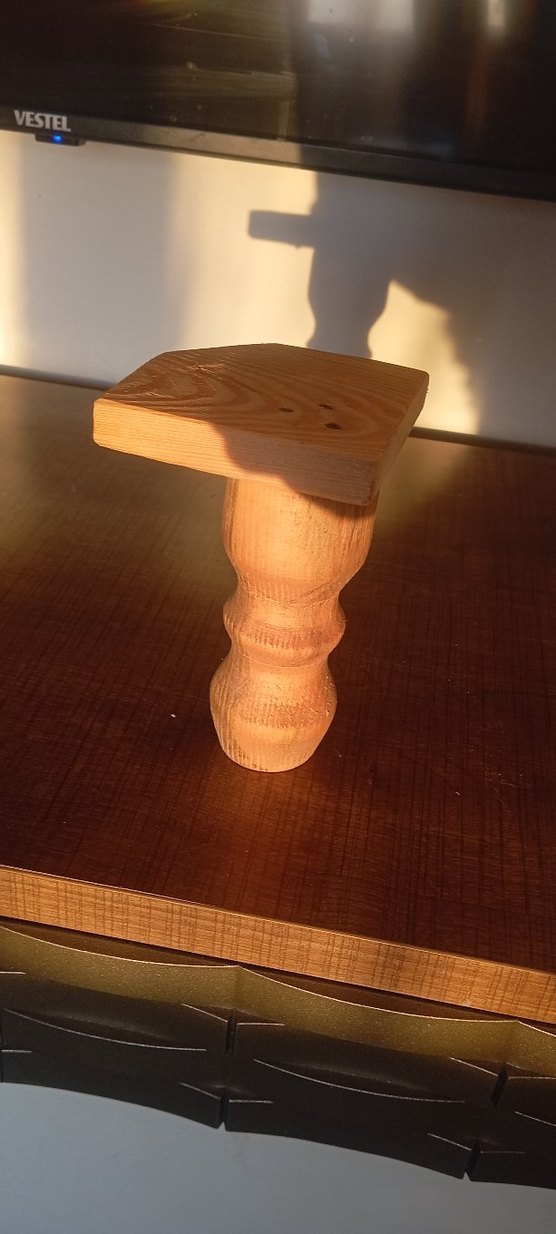 Parlak Bej Ahşap ayak - Görsel 4