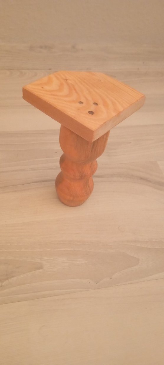 Parlak Bej Ahşap ayak - Görsel 2