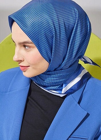 Beden çeşitli Renk Monetta Twill Eşarp Serisi Bubble-Lacivert