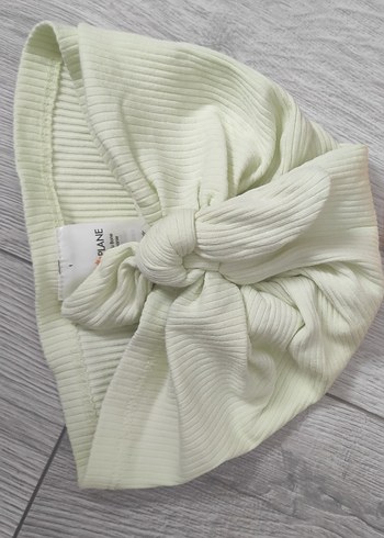 açık yeşil Pilili Çocuk Bere bandana