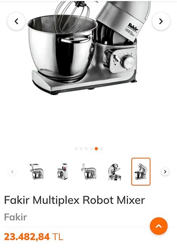 Gri Beyaz Mutfak şefi, hamur yoğurma makinesi - Görsel 5