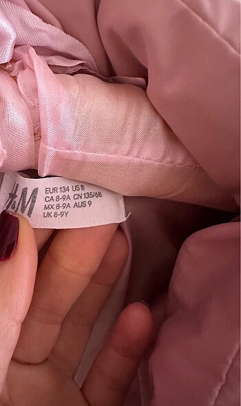 H&M H&M kız çocuk mont 8-9 yaş