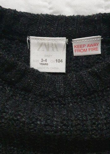 ZARA ERKEK ÇOCUK ÖRGÜ YÜN KAZAK - Görsel 7