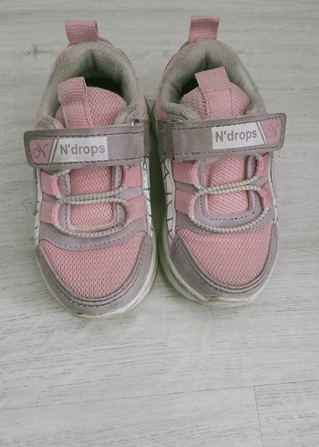 Kız Çocuk Pembe Velcro Spor Ayakkabı