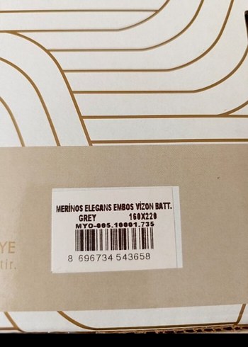 Merinos tek kişilik battaniye