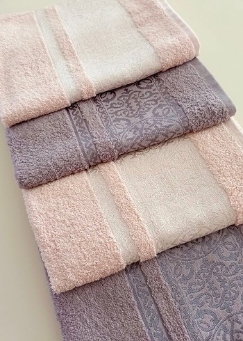  Beden Nakışlı Bohem Tarzı Pastel El Yüz Havlu Seti 4 adet fiyatıdır