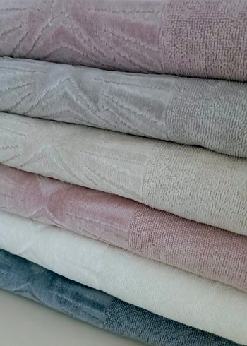 Pastel Gri Modern Klasik Havlar 6 adet fiyatıdır - Görsel 3
