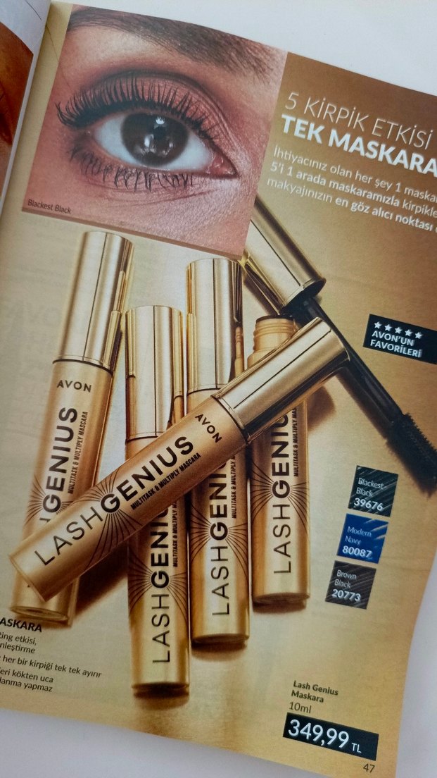Avon Lash Genius Altın Maskara - Görsel 2