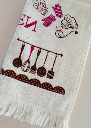 Nakışlı Bohem Çok Renkli Mutfak Havlusu 1 adet fiyatıdır - Görsel 3