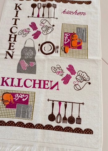 Nakışlı Bohem Çok Renkli Mutfak Havlusu 1 adet fiyatıdır - Görsel 2