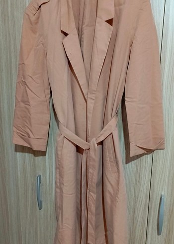 Bej Midi Kadın Trençkot - Görsel 3