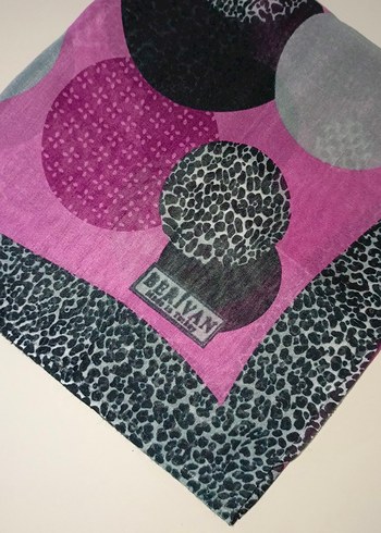 Dantel Detaylı Pembe Kadın Fular - Görsel 3