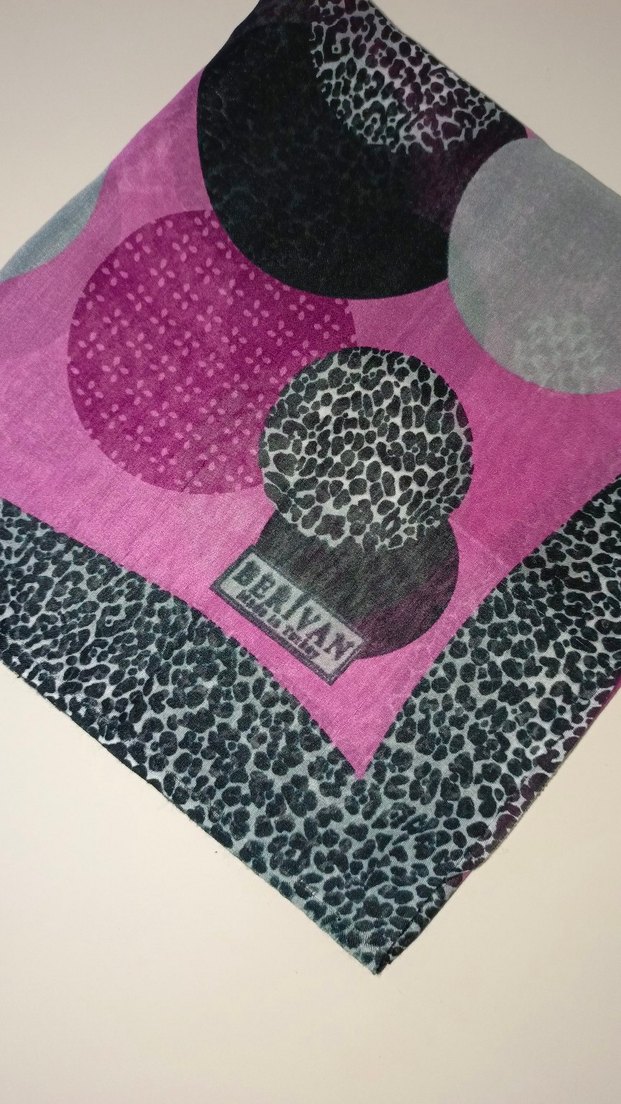 Dantel Detaylı Pembe Kadın Fular - Görsel 3