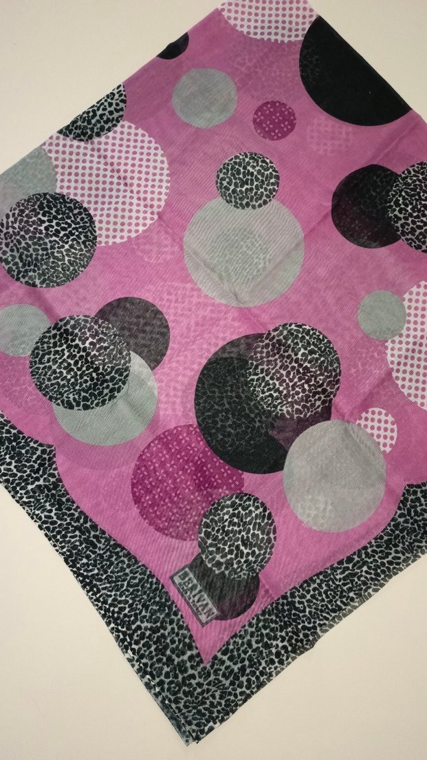 Dantel Detaylı Pembe Kadın Fular - Görsel 4