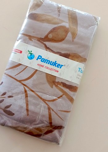  Beden Pamuker Ev Koleksiyonu Bej fermuarlı yastık kılıfı 2 adet