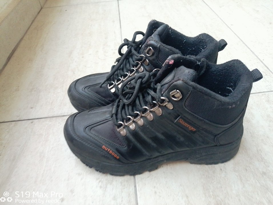 Siyah Erkek Biker Spor Ayakkabı Bağcığı - Görsel 3