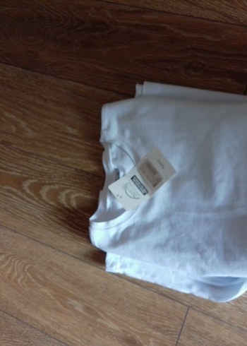 Beyaz Uzun Kollu Kız çocuk Tisort - Görsel 5