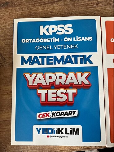 Yediiklim yaprak test set