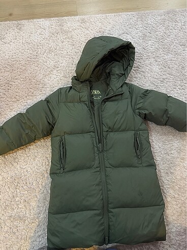 Zara kız çocuk mont kuş tüyü