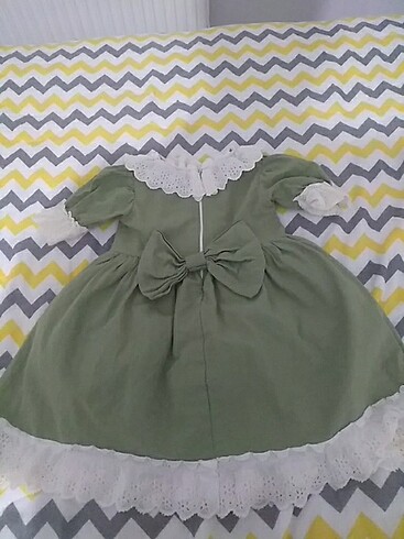 24-36 Ay Beden Kız çocuk abiye elbise yazlık( colored baby)