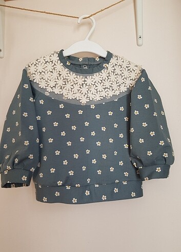 Organik pamuklu sweatshirt (2-3 yaş)