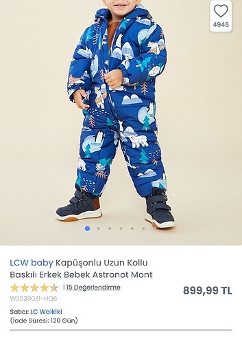 LC Waikiki Astronot mont