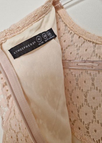 Açık Pembe Midi Dantel Detaylı Kadın Takım - Görsel 10