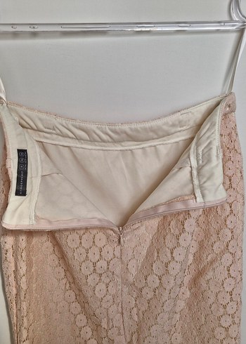 Açık Pembe Midi Dantel Detaylı Kadın Takım - Görsel 12