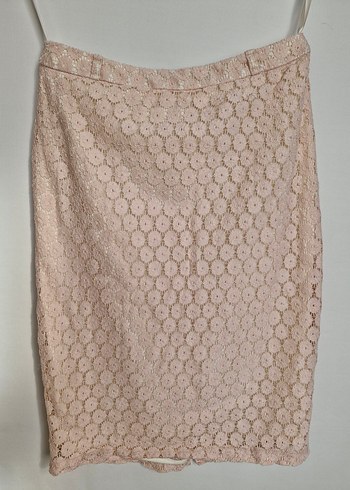 Açık Pembe Midi Dantel Detaylı Kadın Takım - Görsel 11